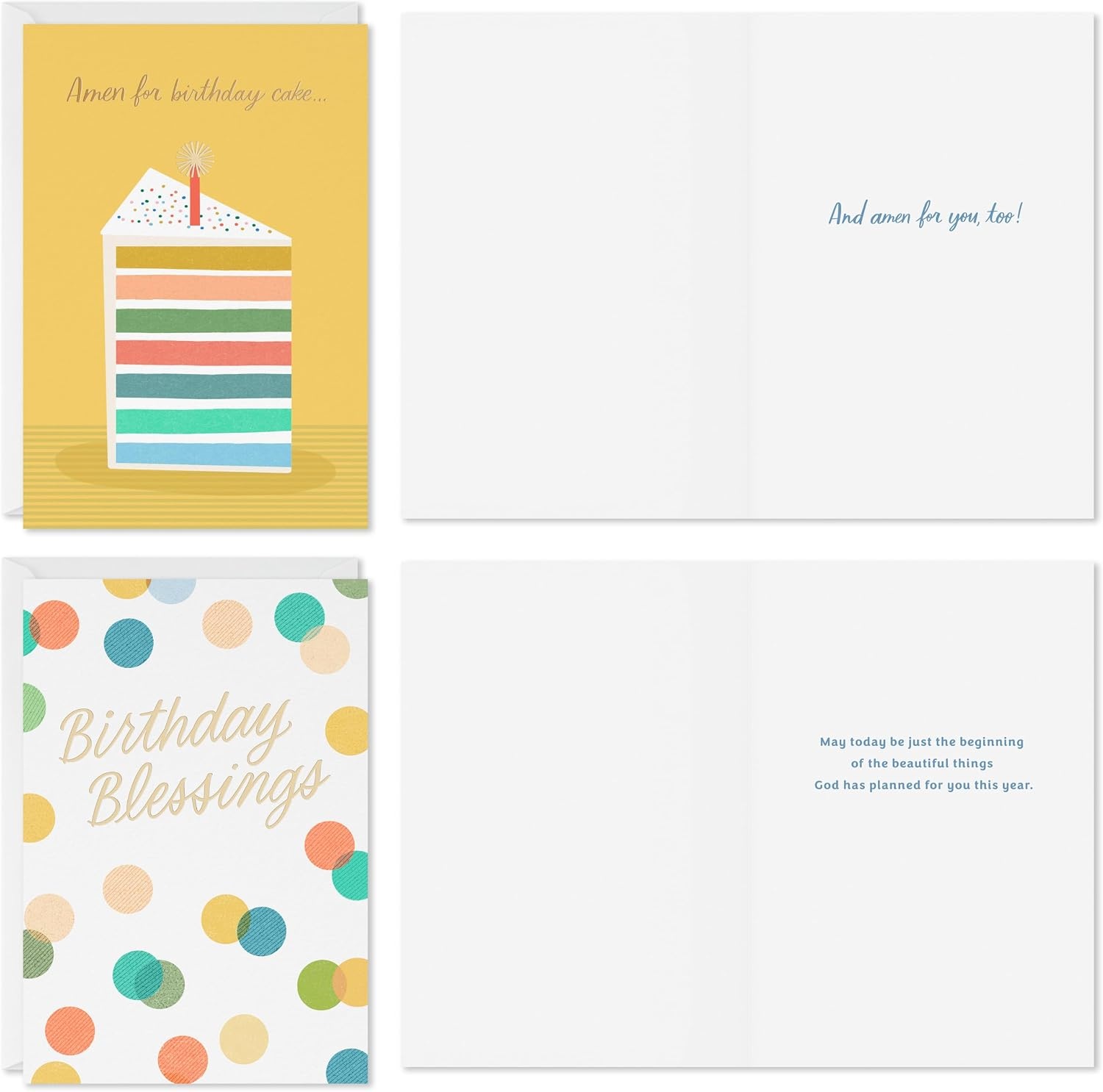 image:imageHallmark Religious Easter Cards Assortment Painted Flowers 16 Vintage Easter Cards with EnvelopesBirthday