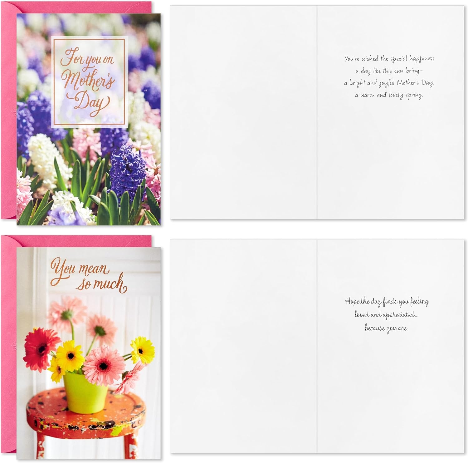 image:imageHallmark Valentines Day Cards Assortment Bold Type 24 Cards and EnvelopesMothers Day Photography Card Assortment