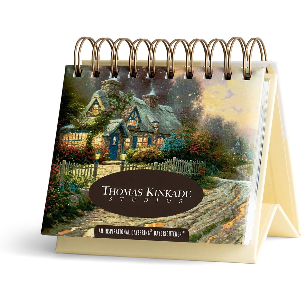 image:imageDaySpring Peanuts 365Day Perpetual Calendar Happiness Is Snoopy Charlie Brown Woodstock Religious Gift Inspirational Desktop AccessoryThomas Kinkade