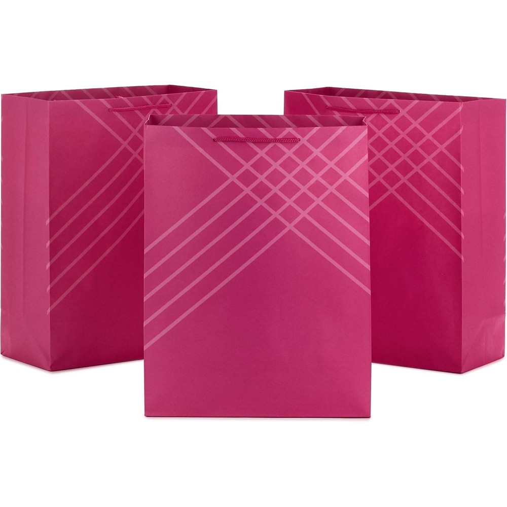 image:imageHallmark 14 Extra Large Red Gift Bag Bundle Pack of 3 for Valentines Day Birthdays Graduations Mothers Day Fathers Day Baby Showers and MorePink