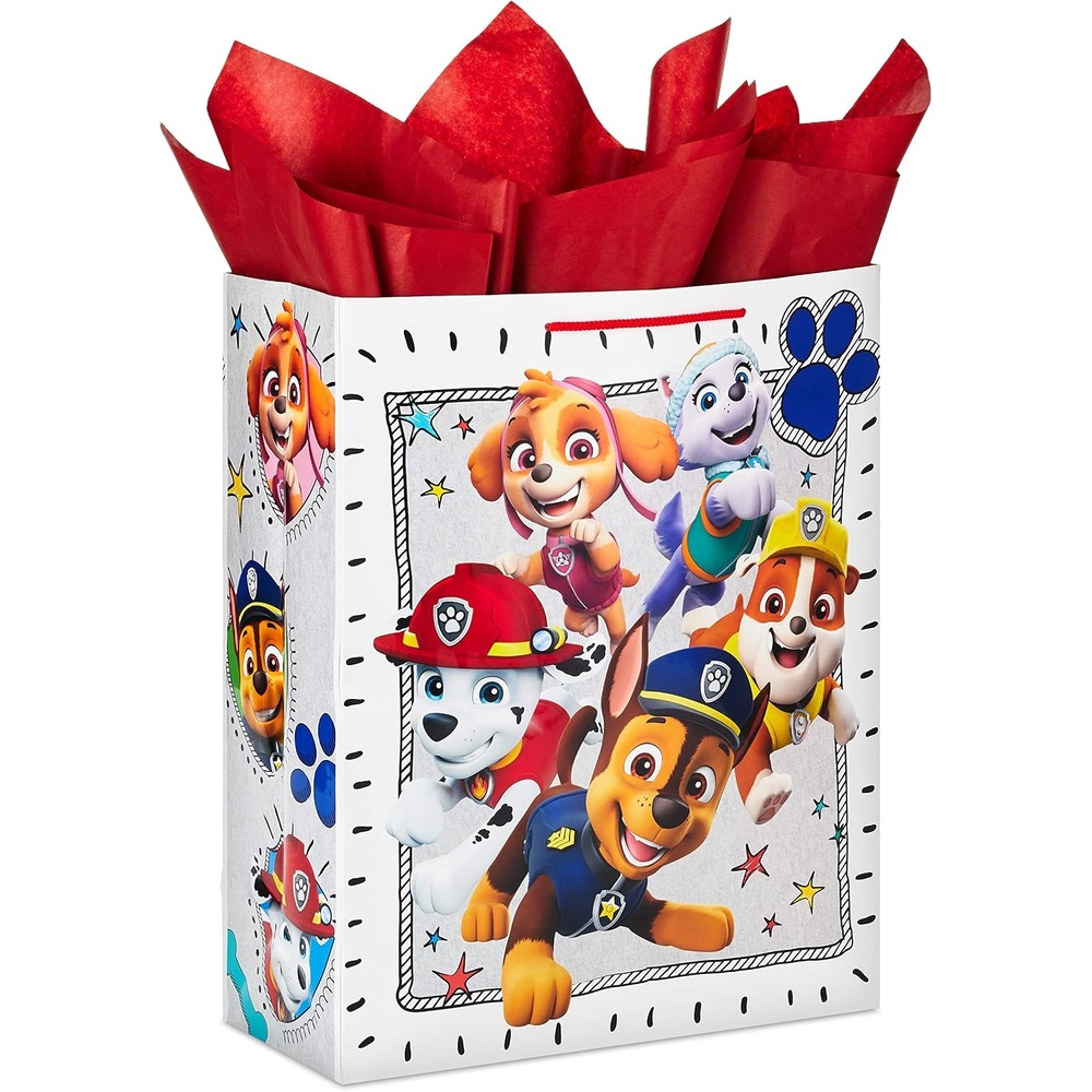 image:imageHallmark 15 Extra Large Paw Patrol Gift Bag with Tissue Paper for Birthdays Kids Parties Christmas HolidaysPaw Patrol