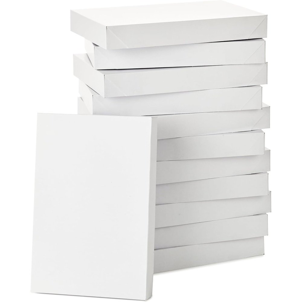 image:imageHallmark 17 XL Gift Boxes with Lids 12 White Robe Boxes White for Birthdays Graduations Christmas Weddings Bridal Showers2 Count Pack of 1