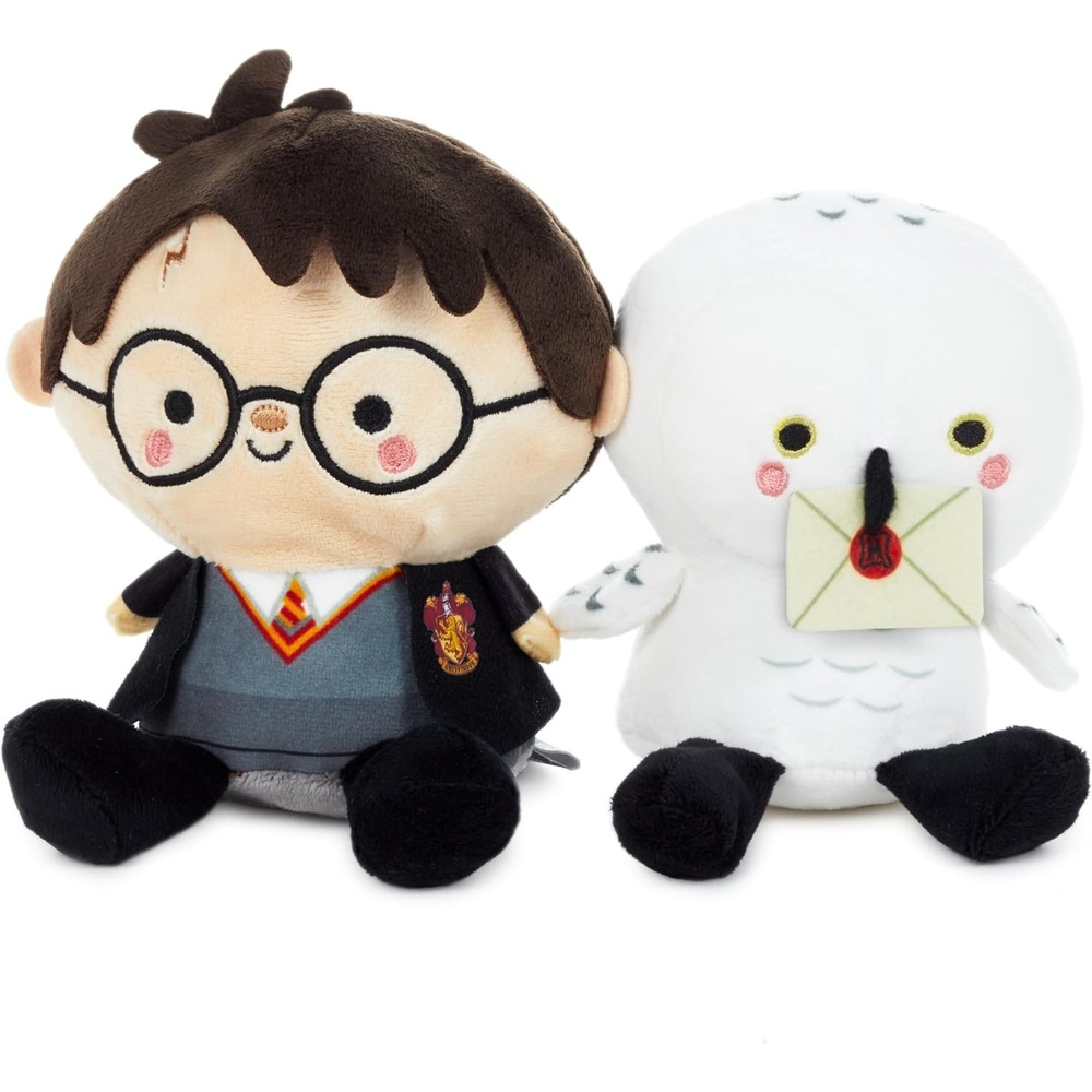 image:imageHallmark Better Together Harry Potter Magnetic Plush Harry and Hedwig 55 Stuffed Toys Easter Gifts for KidsHarry and Hedwig