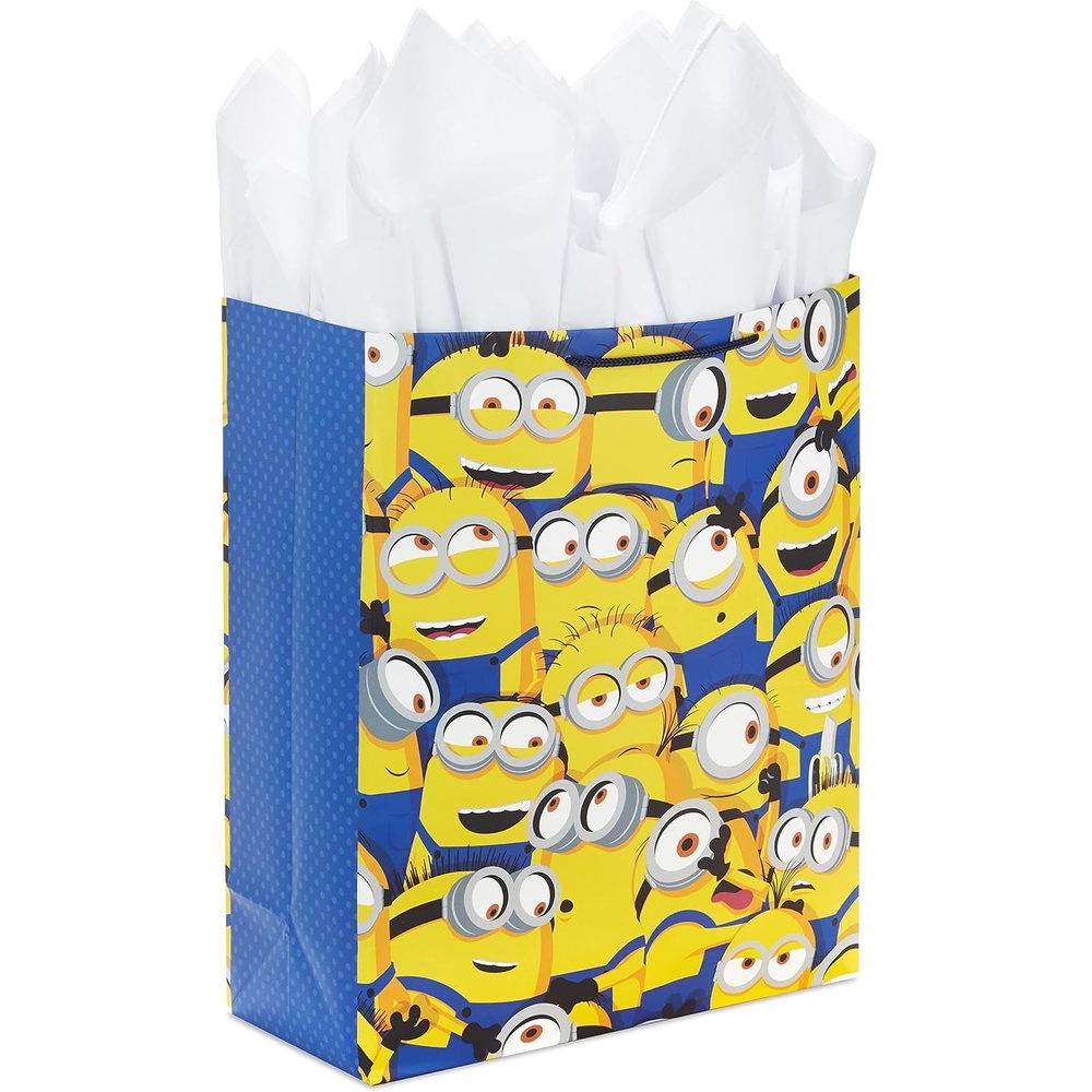 image:imageHallmark Bluey Birthday Gift Bag Set 2 Bags 13 Large and 15 Extra Large for Kids Grandchildren Boys GirlsMinions