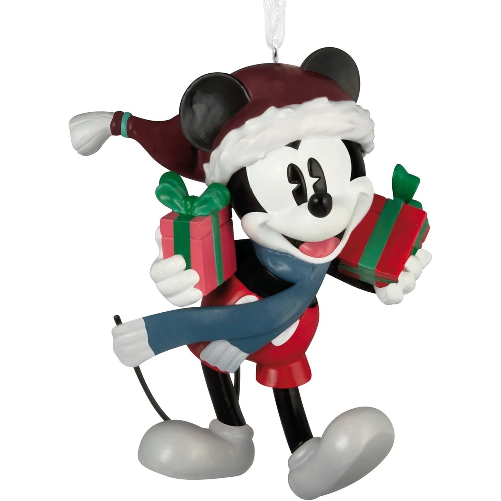 image:imageHallmark Christmas Ornament Disney Mickey Mouse with Presents Ornament Gifts for Disney Fans