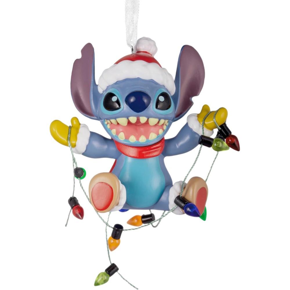 image:imageHallmark Christmas Ornament Disney Stitch with Light String Ornament Gifts for Disney Fans