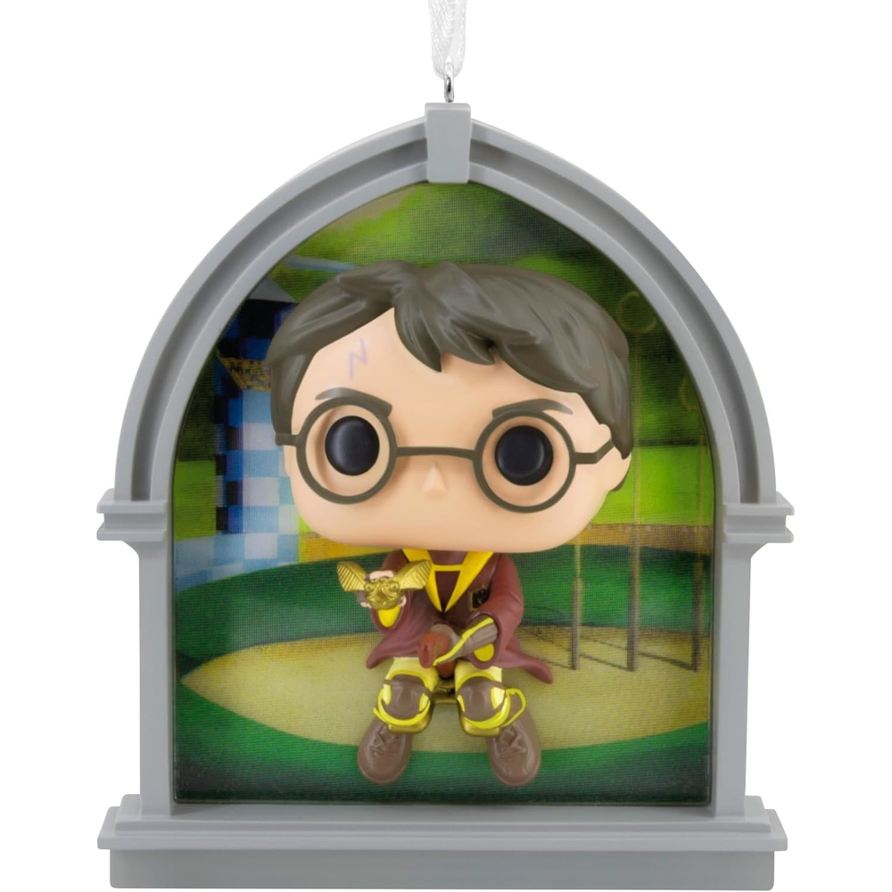 image:imageHallmark Christmas Ornament Harry Potter Quidditch Funko POP Ornament with Lenticular Dimension Gifts for Harry Potter Fans