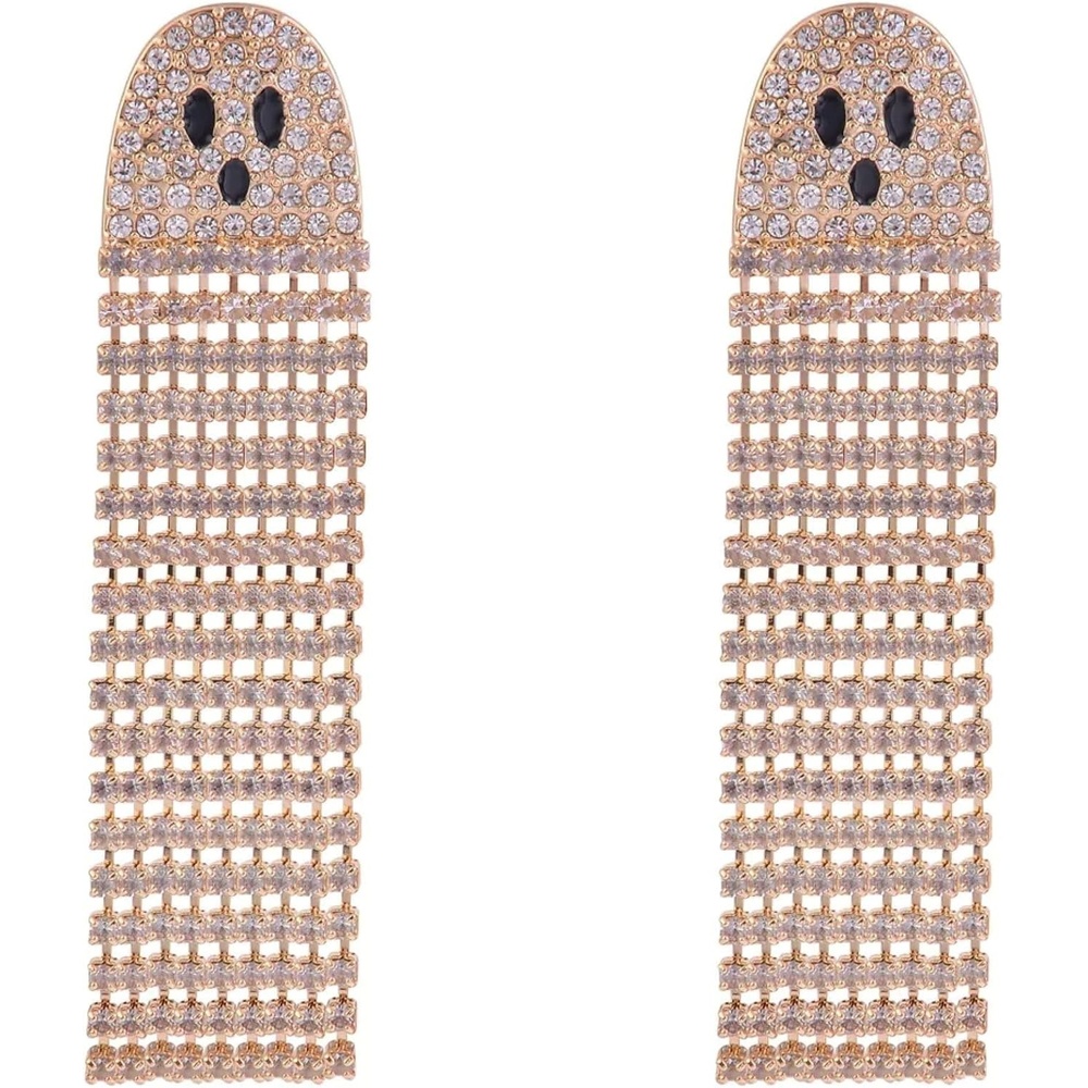 image:imageHallmark Clear Stone Ghost Earrings