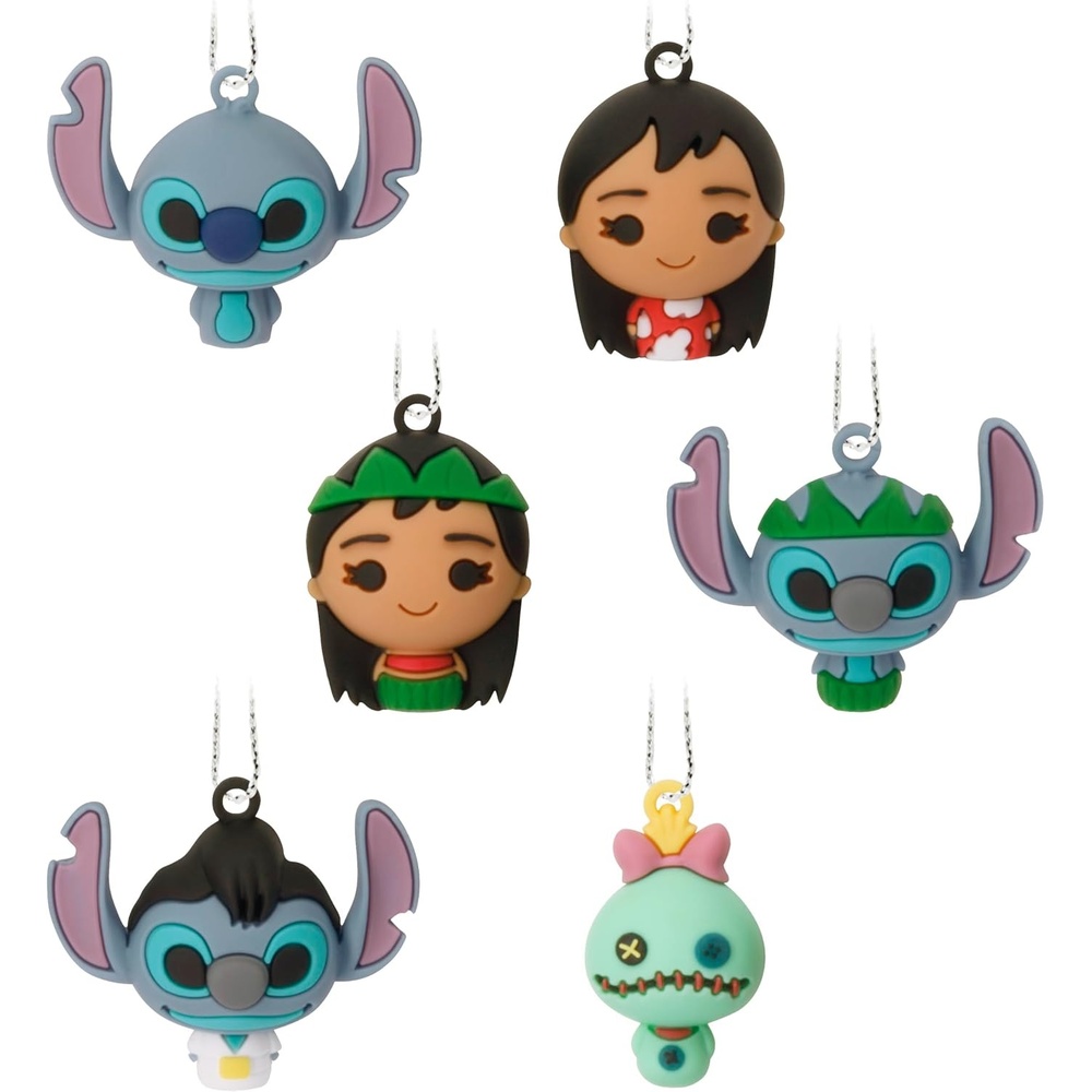 image:imageHallmark Disney Lilo and Stitch Christmas Ornaments Miniature Set of 6Lilo and Stitch Mini