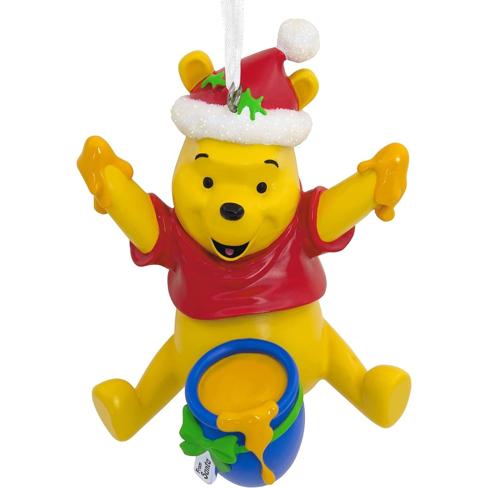 image:imageHallmark Disney Santa Winnie The Pooh with Honey Pot Christmas OrnamentSanta Winnie the Pooh