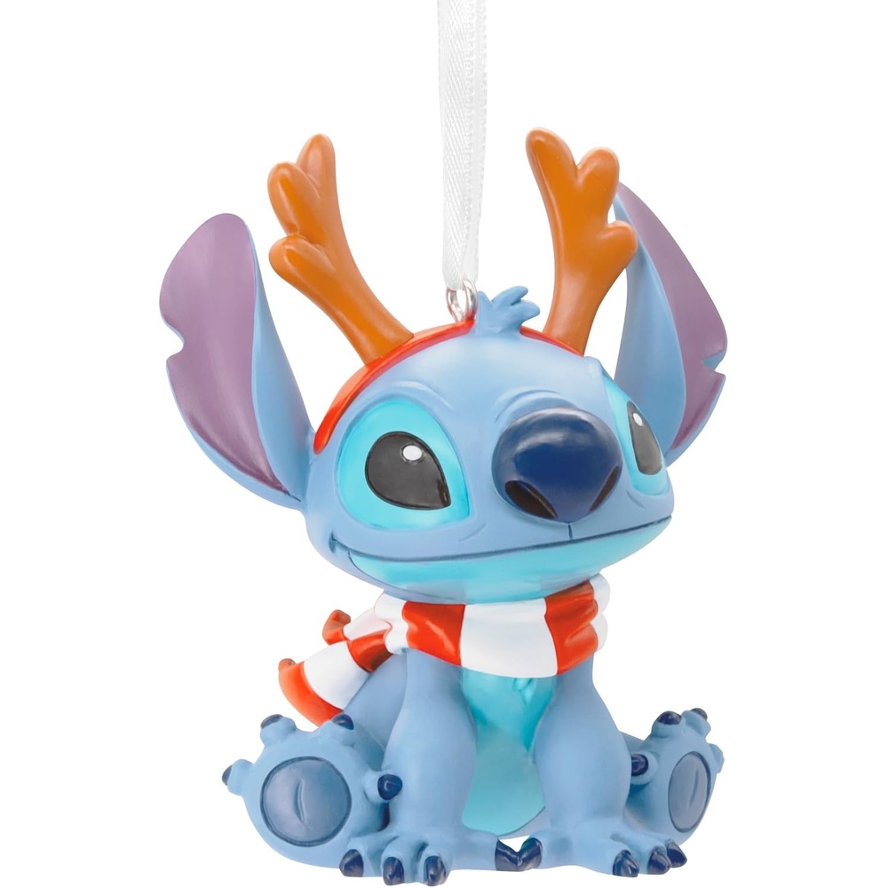 image:imageHallmark Disney Stitch Reindeer Stitch Christmas Ornament Gifts for Disney Fans