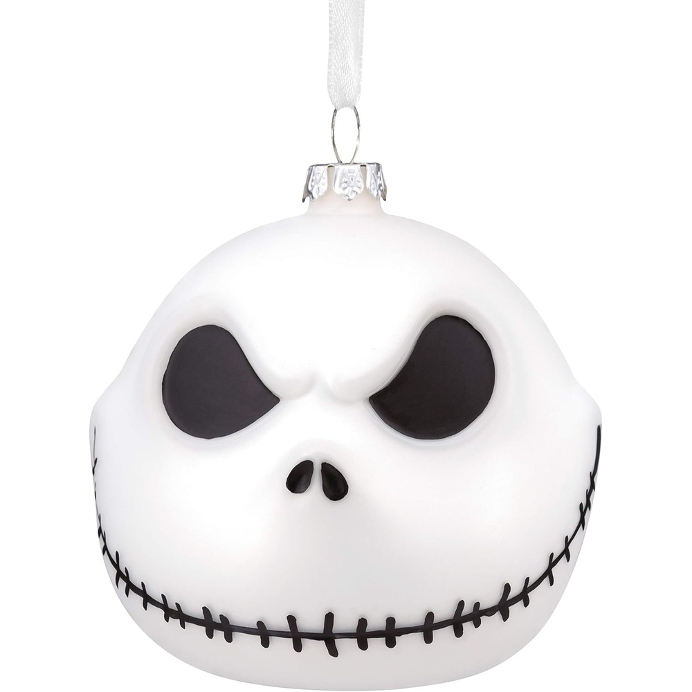 image:imageHallmark Disney Stitch Santa Hat Blown Glass Christmas OrnamentJack Skellington