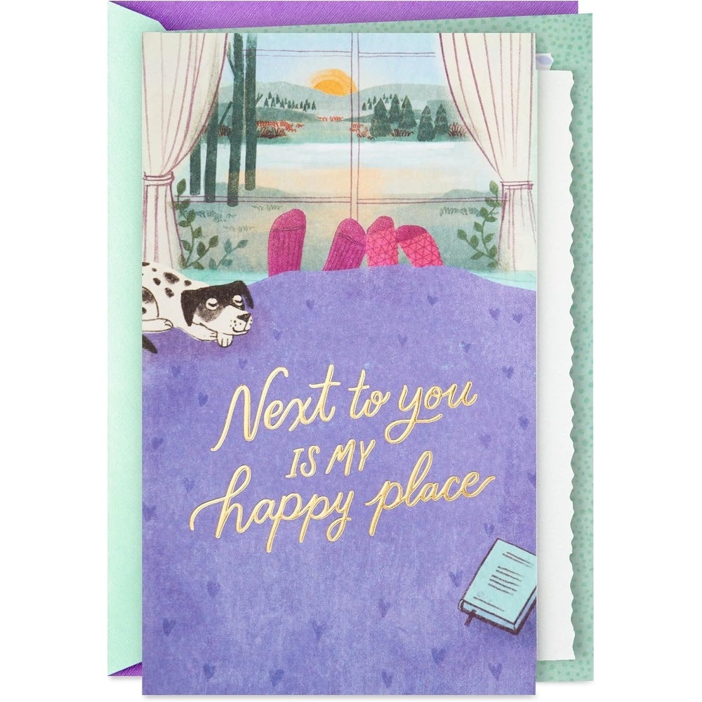 image:imageHallmark Disney Valentines Day Card for Husband Wife Boyfriend Girlfriend Our Fairy Tale Anniversary Card Love CardHappy Place