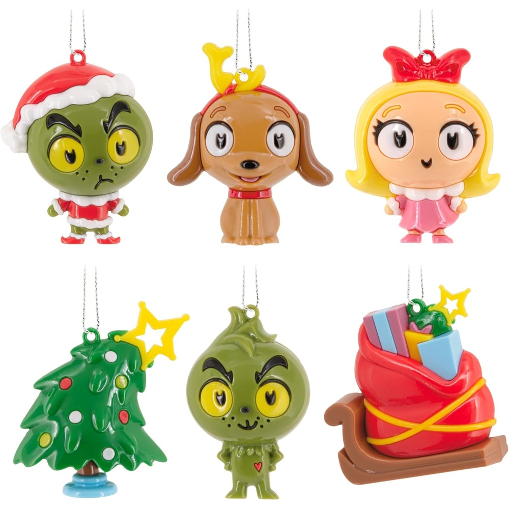 image:imageHallmark Dr Seusss How The Grinch Stole Christmas Blind Box Mini Christmas Ornaments Purchase Includes 2 Tiny Mystery Ornaments