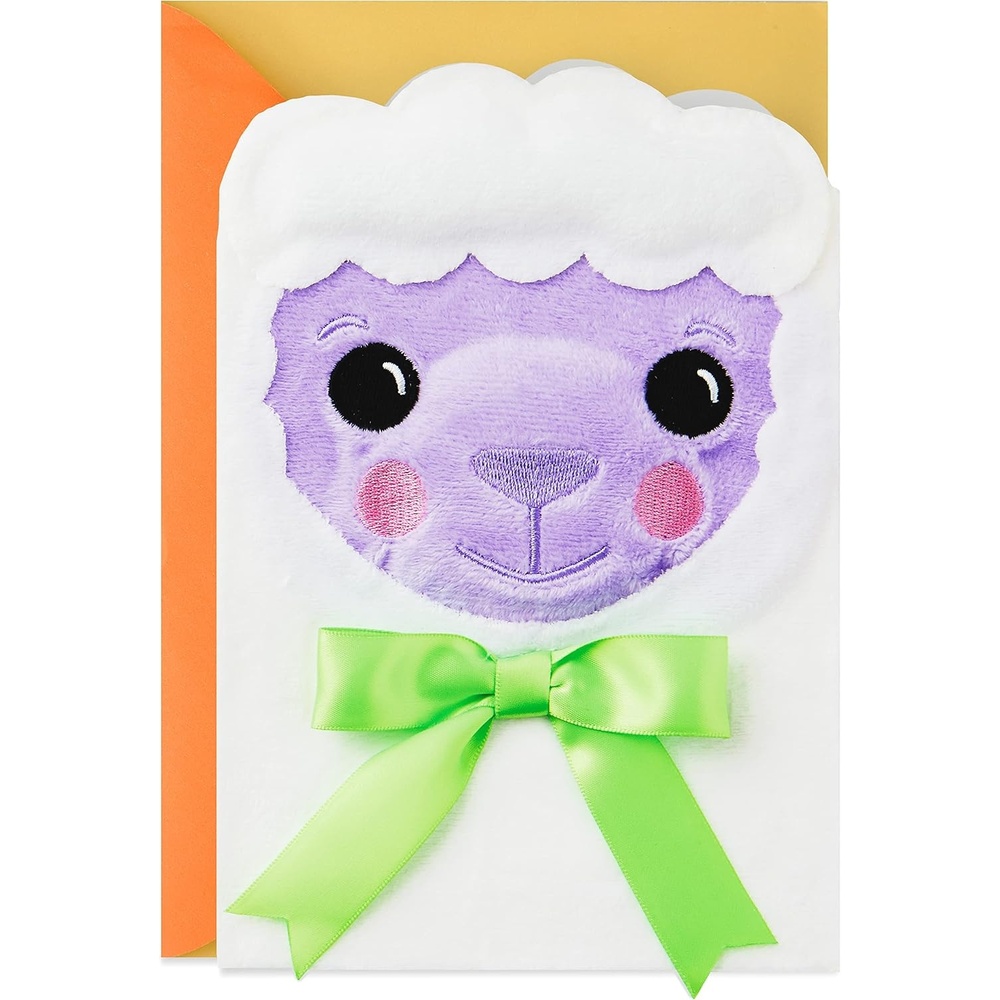image:imageHallmark Easter Card for Kids Cute Fuzzy Plush Bunny 599ETD4046Cute Fuzzy Plush Lamb