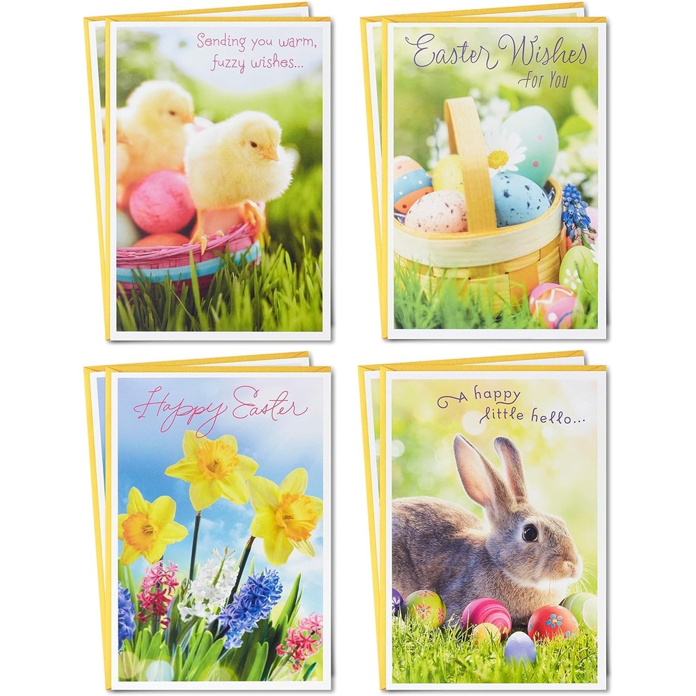 image:imageHallmark Easter Cards Assortment Fuzzy Wishes 8 Cards with EnvelopesEaster  Cute Fuzzy Wishes