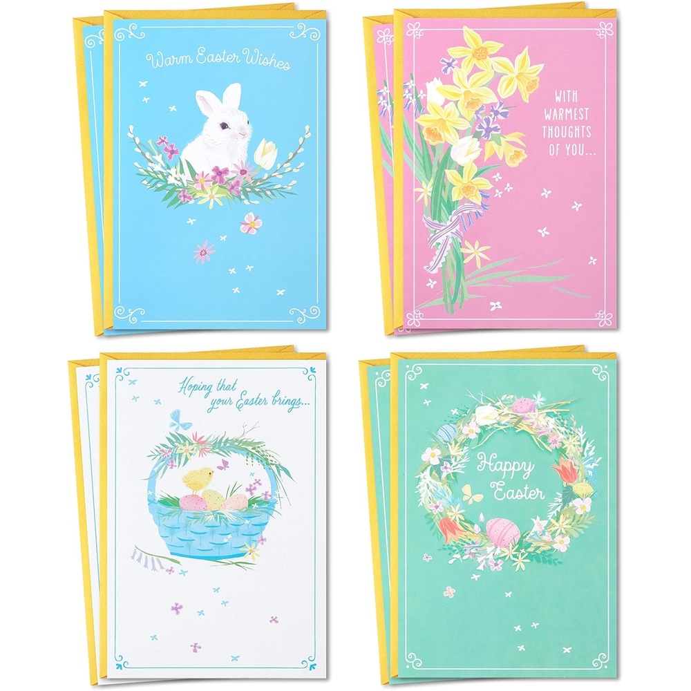 image:imageHallmark Easter Cards Assortment Warm Easter Wishes 8 Vintage Easter Cards with EnvelopesWarm Easter Wishes  8 Cards with Envelopes