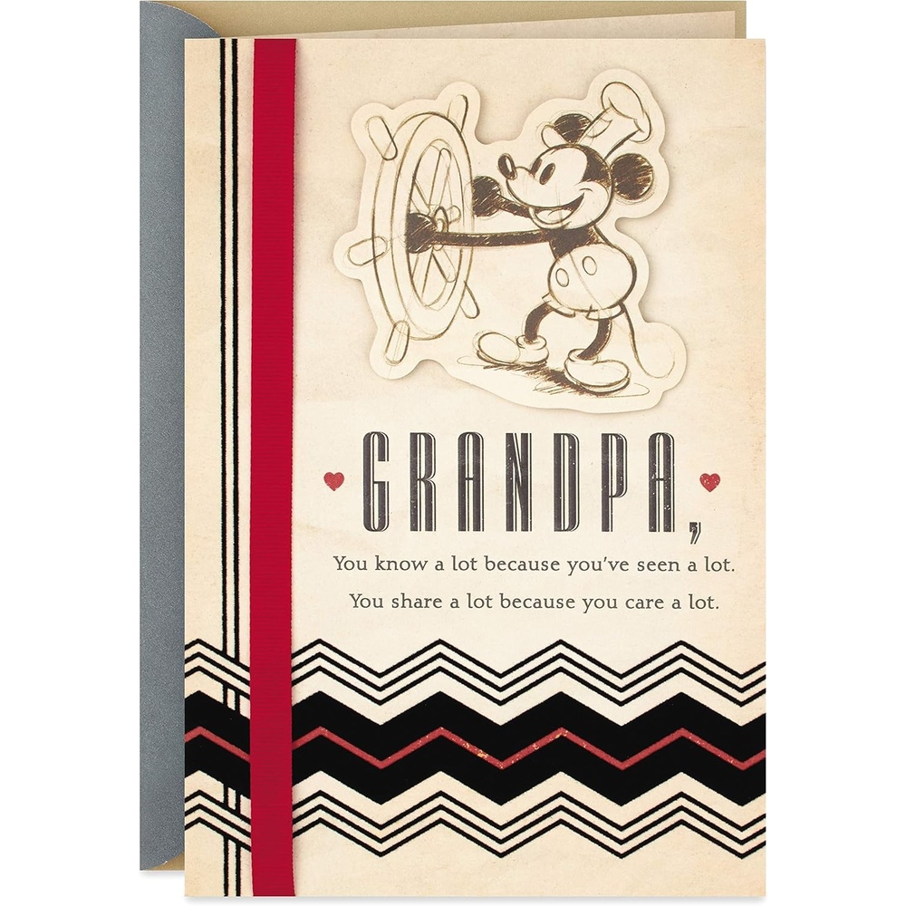 image:imageHallmark Fathers Day Card for Grandpa Mickey Mouse World of Love and Experience 599FFW9465Grandpa  Mickey Mouse