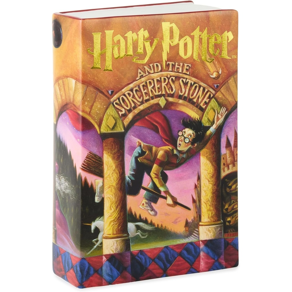 image:imageHallmark Harry Potter Sorcerers Stone Book Lightup Table Topper 86 Porcelain Decoration Gift for Christmas Birthdays Fans Collectors