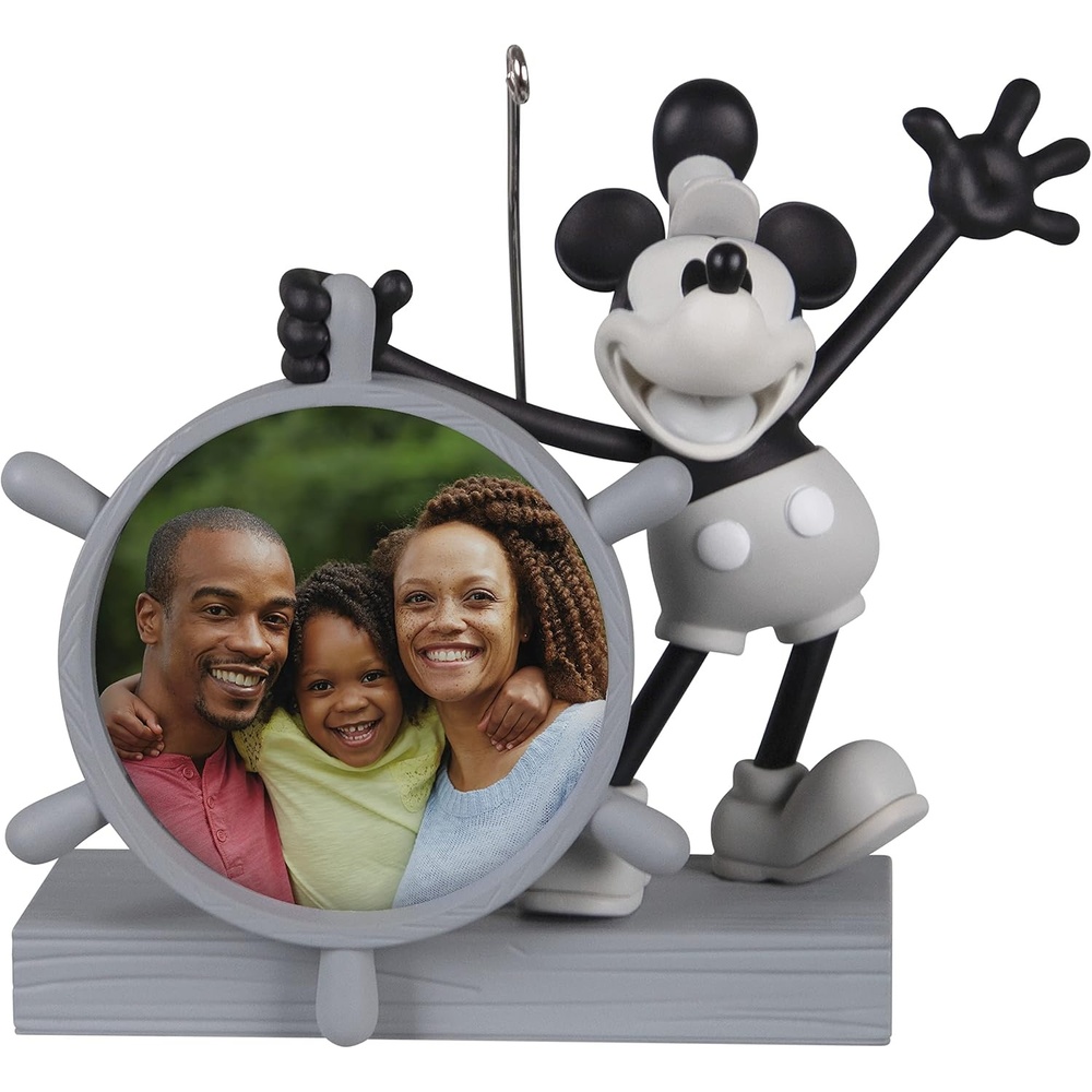 image:imageHallmark Keepsake Christmas Ornament 2023 Disney Mickey Mouse Partners Gifts for Disney FansAhoy There Steamboat Willie
