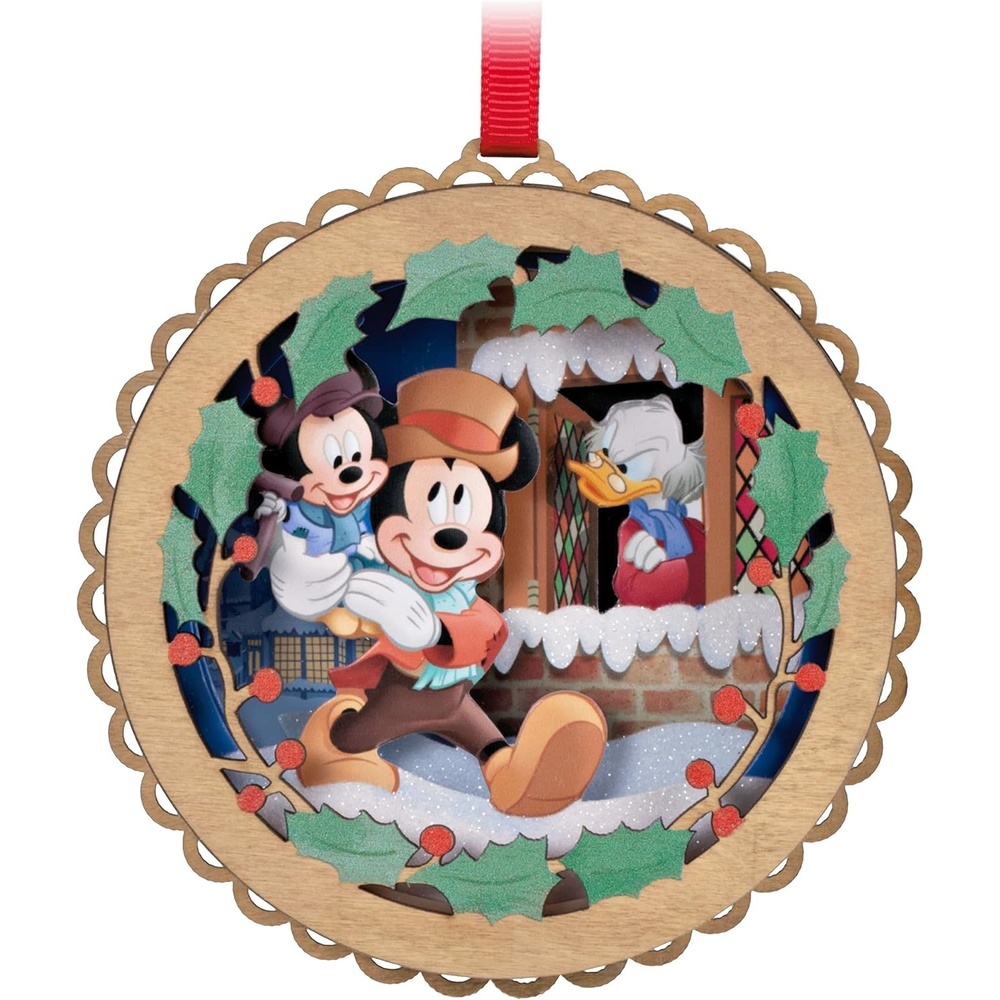 image:imageHallmark Keepsake Christmas Ornament 2023 Disney Mickeys Christmas Carol 40th Anniversary Papercraft Gifts for Disney FansChristmas Carol Papercraft