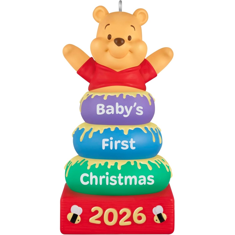 image:imageHallmark Keepsake Christmas Ornament 2023 Disney Winnie the Pooh Babys First Christmas Baby Shower Gift2026 Babys First Christmas
