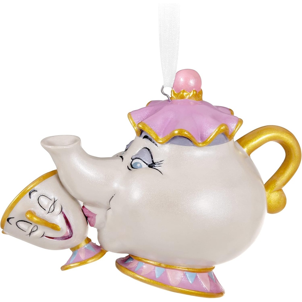 image:imageHallmark Keepsake Christmas Ornament 2026 Disney Beauty and the Beast 35th Anniversary Mrs Potts and Chip Gifts for Disney FansMrs Potts and Chip