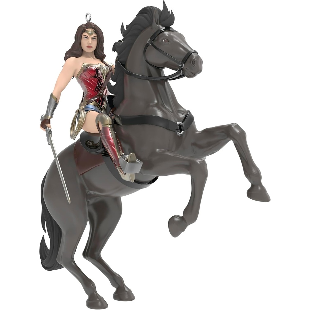 image:imageHallmark Keepsake Christmas Ornament DC Wonder Woman Musical with Motion Gifts for DC Comics FansWonder Woman on Horse