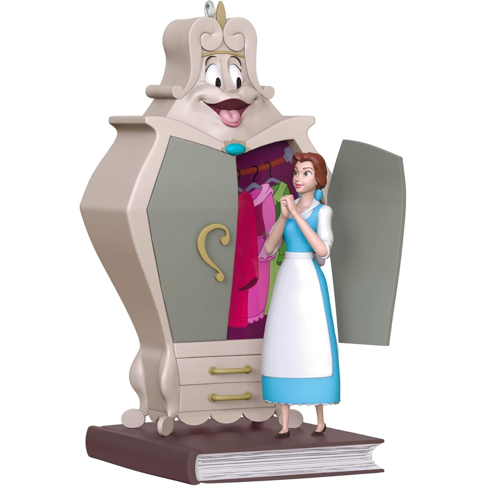 image:imageHallmark Keepsake Disney Christmas Ornament Beauty and the Beast Belle with the Wardrobe Gifts for Disney FansBelle with the Wardrobe
