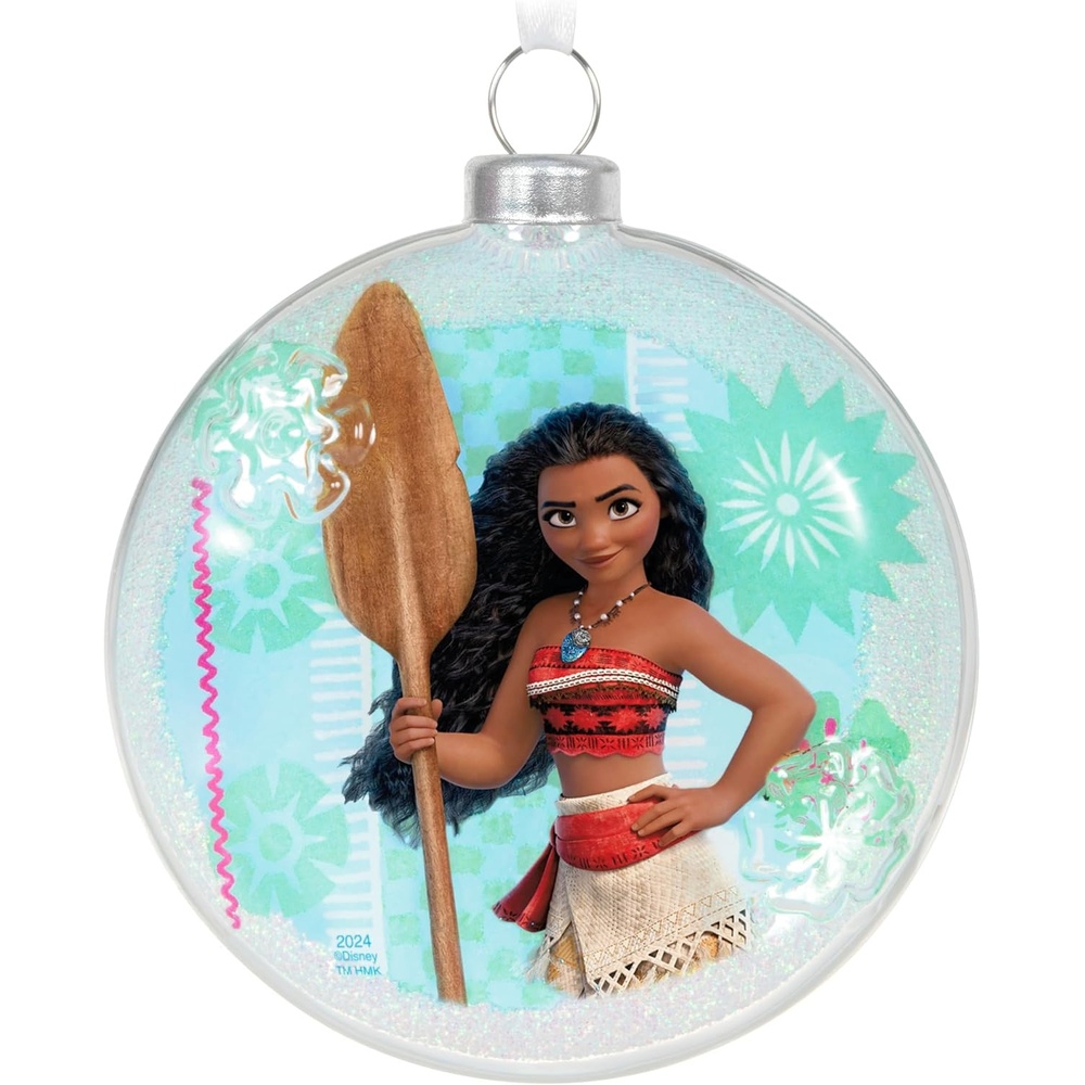 image:imageHallmark Keepsake Disney Princess Christmas Ornament 2023 Moana The Ocean Chose Me PorcelainMoana and Motunui