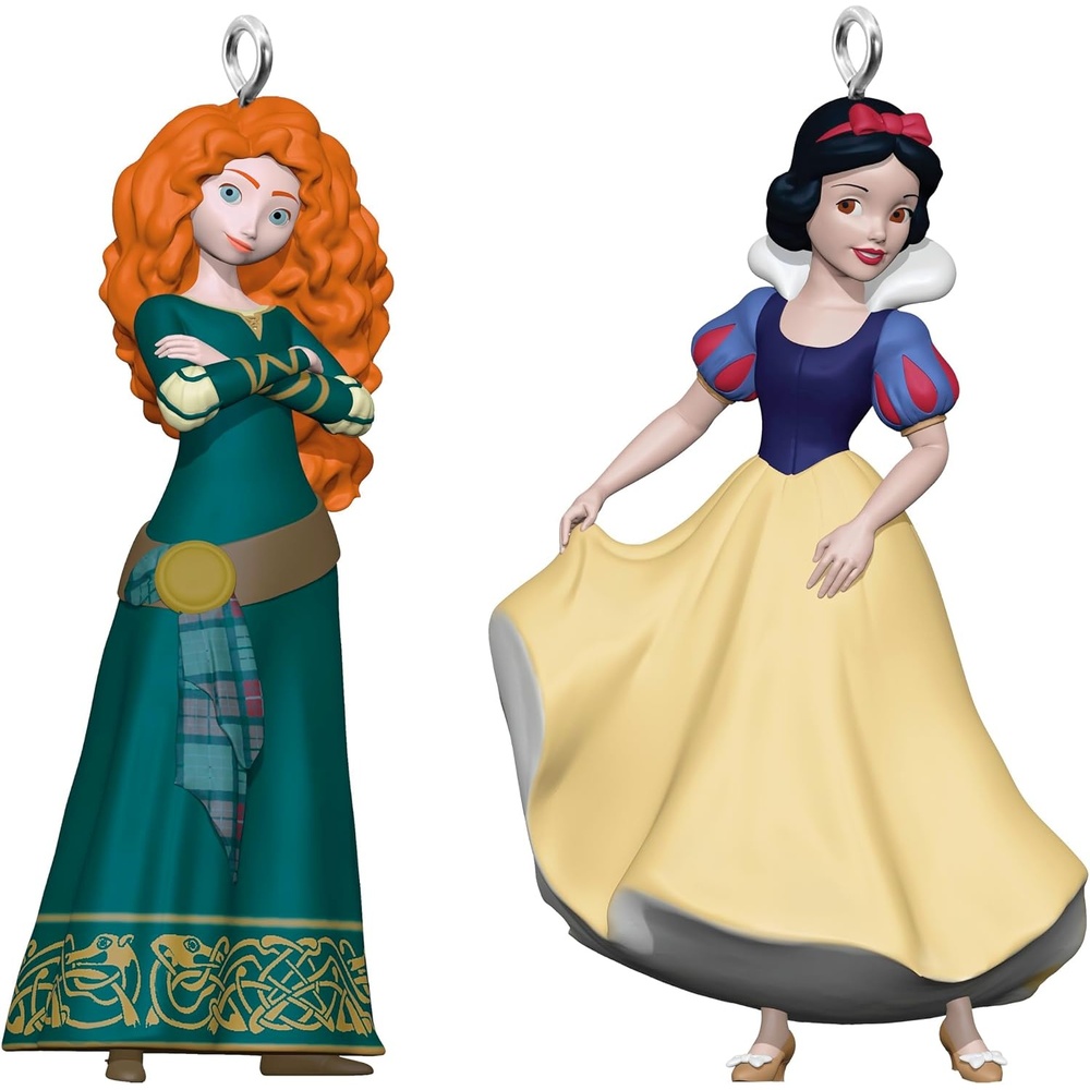 image:imageHallmark Keepsake Disney Princess Mini Christmas Ornaments 2024 Merida and Snow White Set of 2Merida and Snow White
