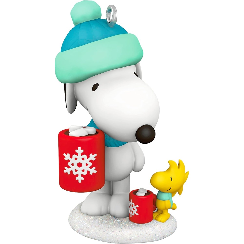 image:imageHallmark Keepsake Peanuts Mini Christmas Ornament Winter Fun with Snoopy 1 Tiny Ornament for Tabletop TreeWinter Fun with Snoopy