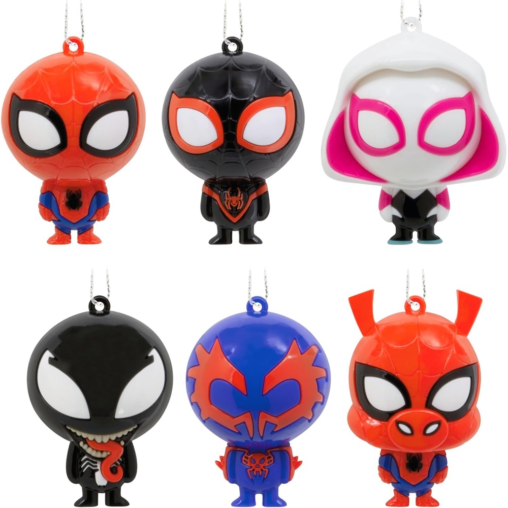 image:imageHallmark Marvel SpiderMan Blind Box Mini Christmas Ornaments Purchase Includes 2 Tiny Mystery Ornaments