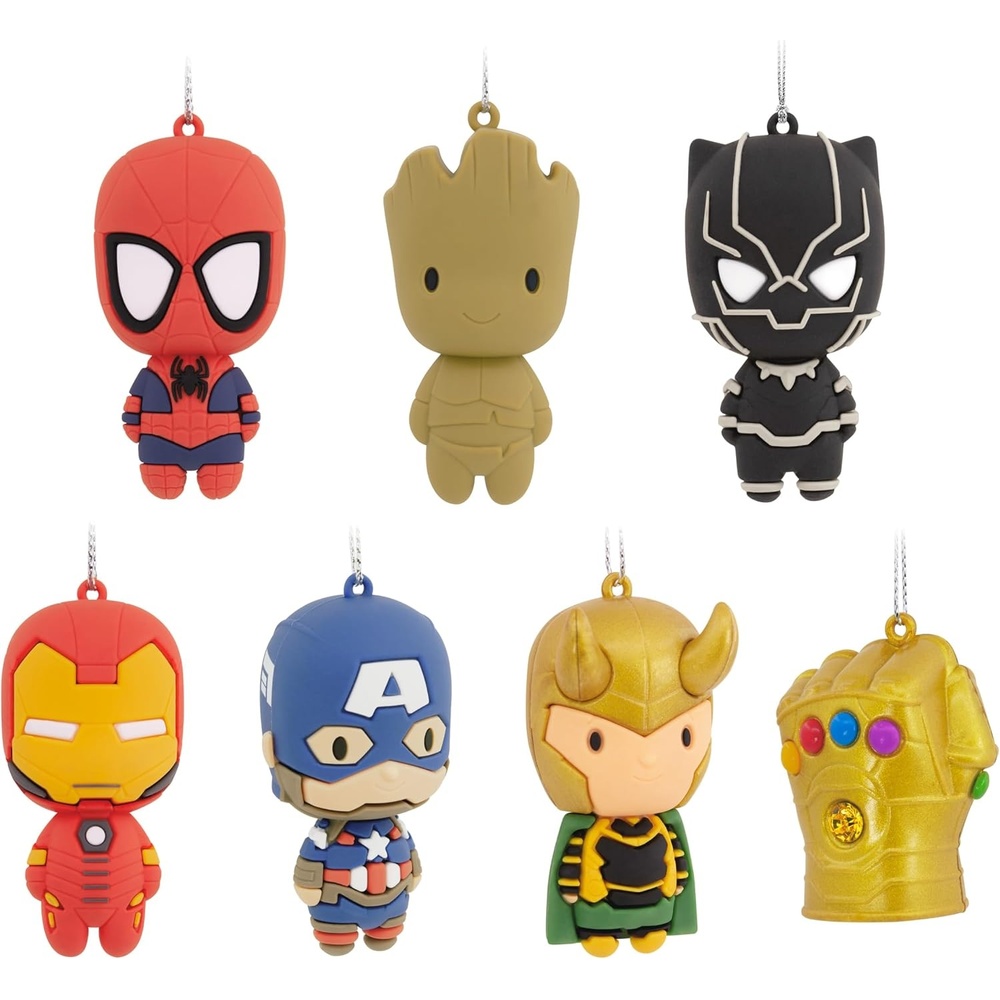 image:imageHallmark Marvel Super Heroes Mystery Christmas Ornaments Set of 2Marvel 2 Mystery