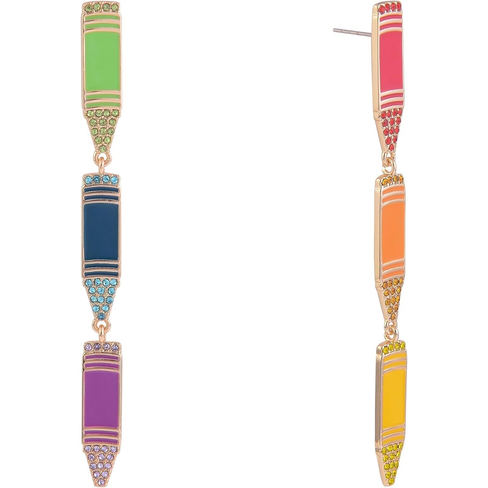 image:imageHallmark Multi Color Crayon Earrings