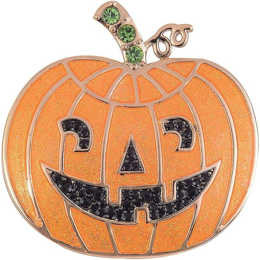 image:imageHallmark Orange Enamel JackOLantern Pin