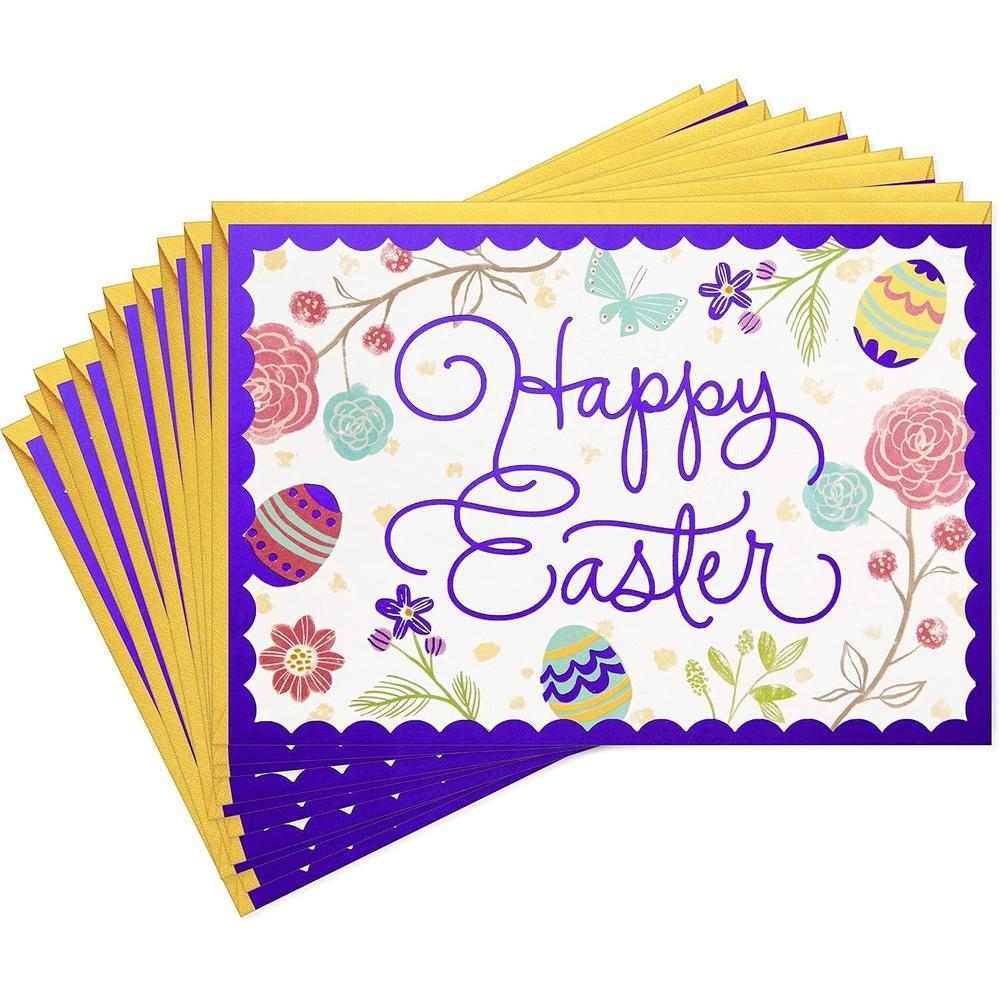 image:imageHallmark Pack of Easter Cards Happiness and Joy 10 Cards with Envelopes