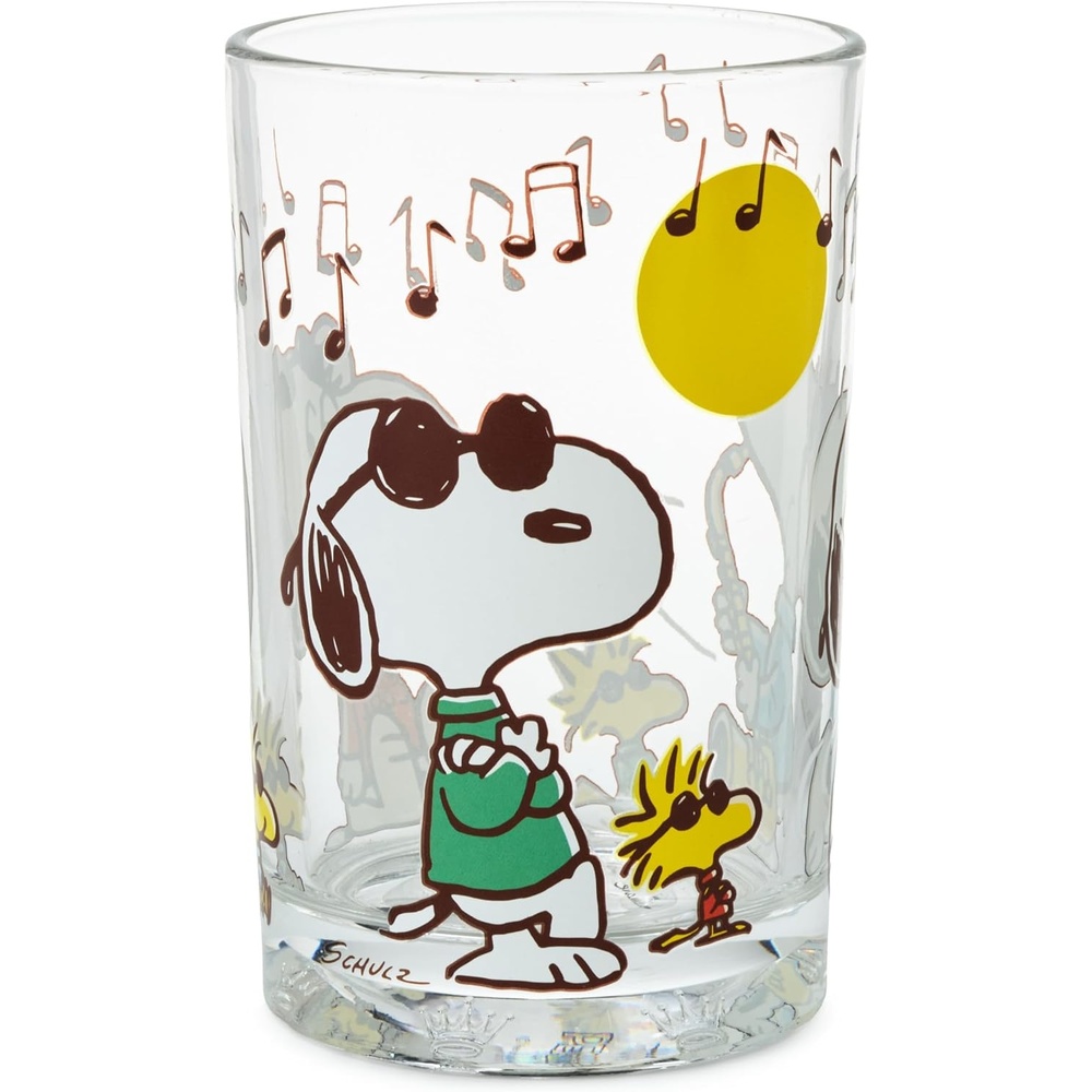 image:imageHallmark Peanuts Collectible Drinking Glass 135 oz Jazzy Snoopy Gift for Easter Birthdays Christmas Fans Collectors