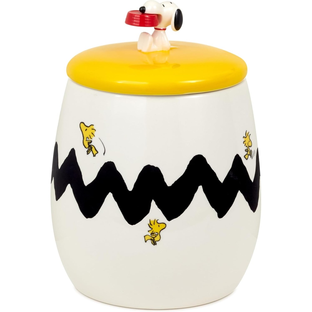 image:imageHallmark Peanuts Cookie Jar With Sound 10 Snoopy and Woodstock Gift for Fans and CollectorsSnoopy and Woodstock