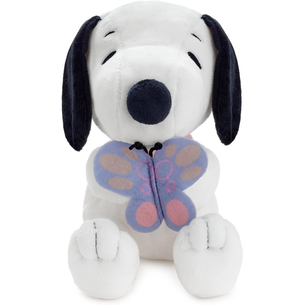 image:imageHallmark Peanuts Holiday Plush Toy 6 Christmas Lights Snoopy Gift for Kids Fans CollectorsSnoopy with Butterfly