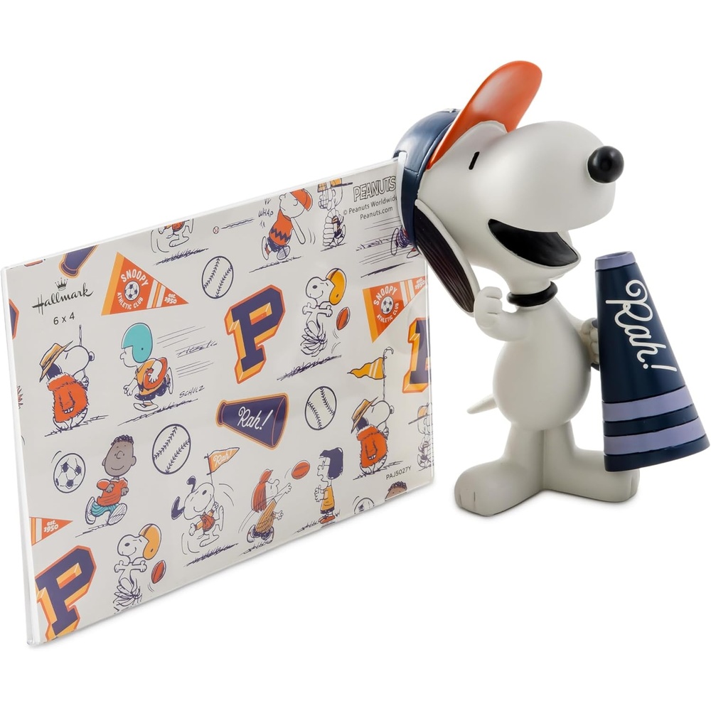 image:imageHallmark Peanuts Sculpted Picture Frame 4x6 Coach Snoopy Gift for Graduations Coaches Teammates Friends Fans Collectors