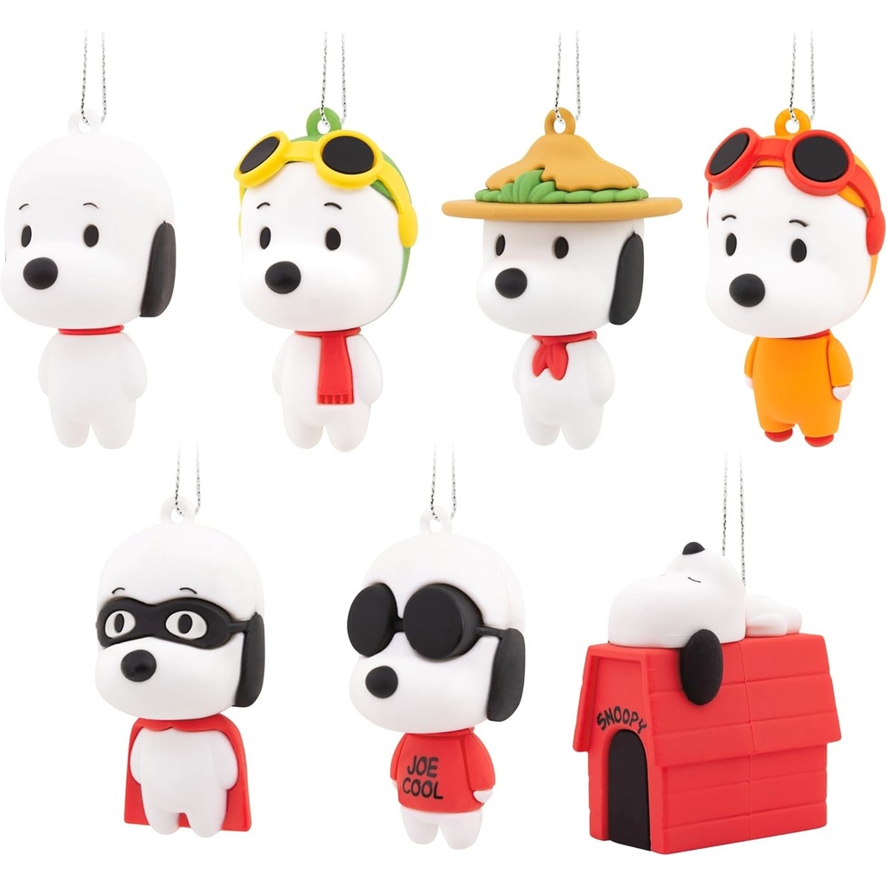 image:imageHallmark Peanuts Snoopy Bell Ringer Christmas OrnamentSnoopy Mystery  Set of 2