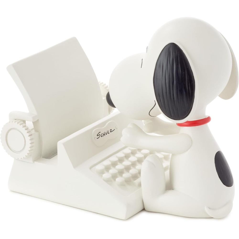 image:imageHallmark Peanuts Snoopy Cell Phone Holder Typewriter Office Supplies Gifts for Teacher Boss Administrative AssistantSnoopy Cell Phone Holder