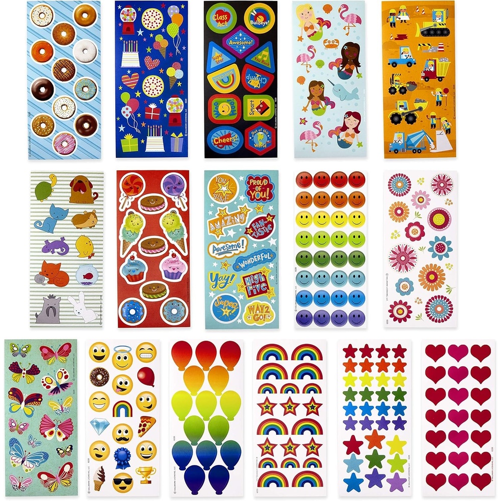image:imageHallmark Peanuts Stickers for Kids Pack of 237 Stickers 12 Sheets for Easter Back to School Halloween Holiday and MoreVariety Pack Stickers