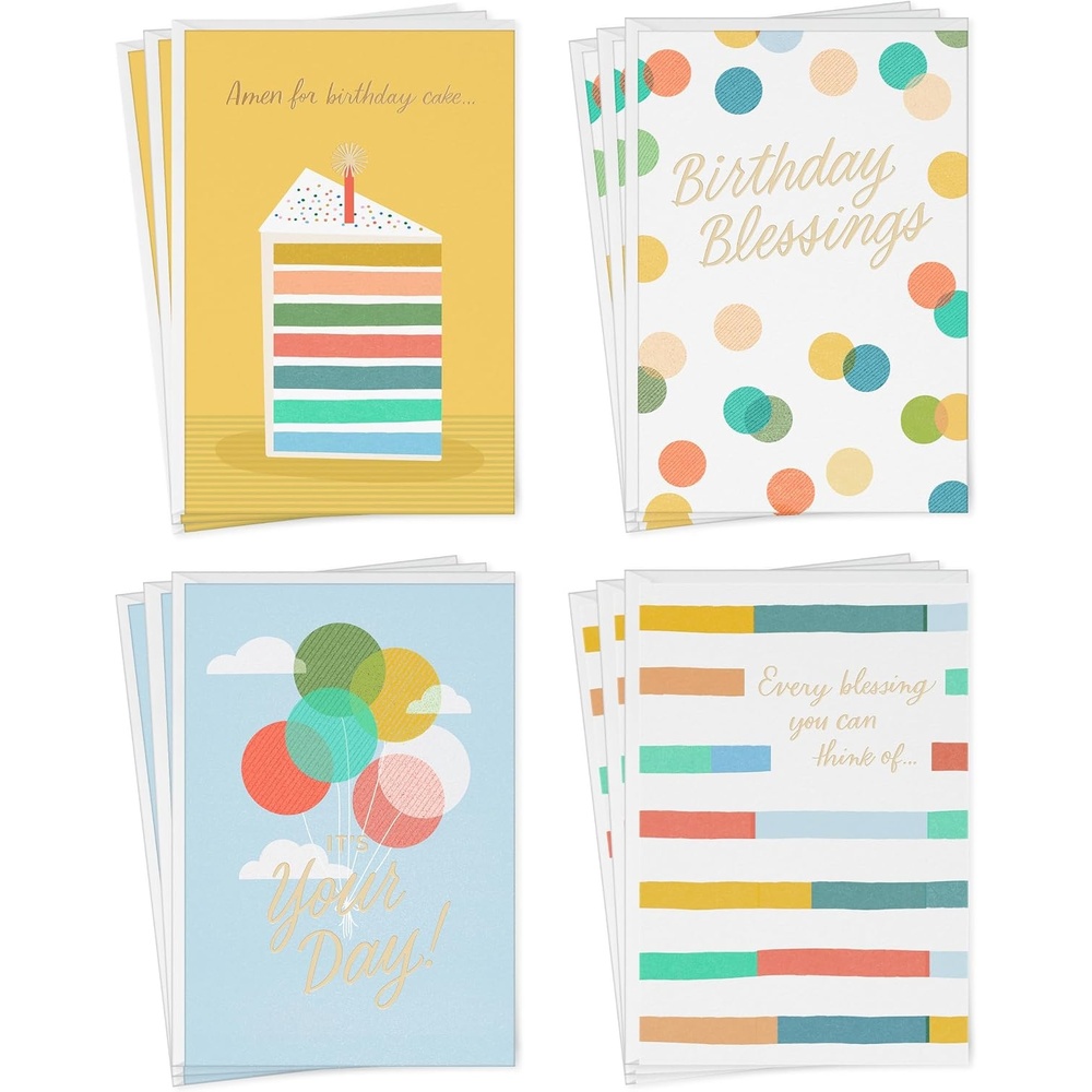 image:imageHallmark Religious Easter Cards Assortment Painted Flowers 16 Vintage Easter Cards with EnvelopesBirthday