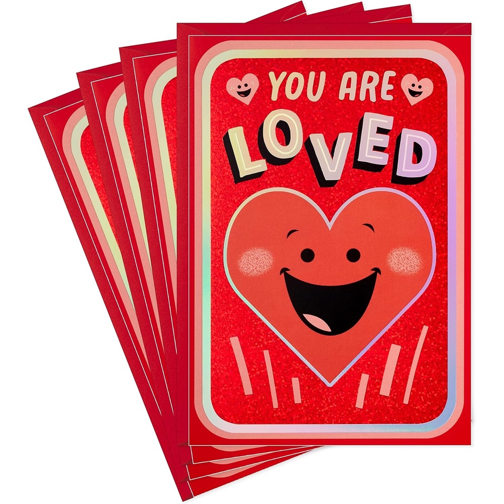 image:imageHallmark Shoebox Pack of 4 Valentines Day Cards You Are LovedYou Are Loved