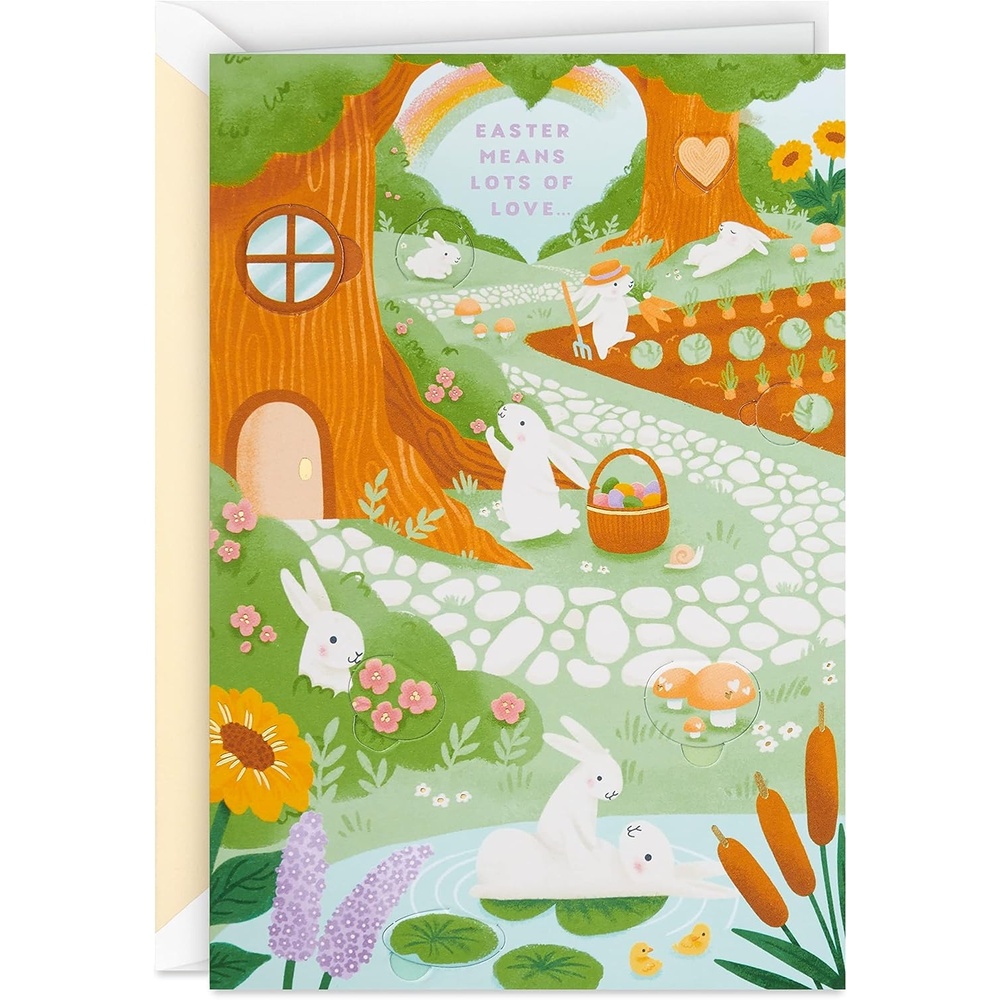 image:imageHallmark Signature Easter Card for Kids Lift the Flap Easter Egg Hunt