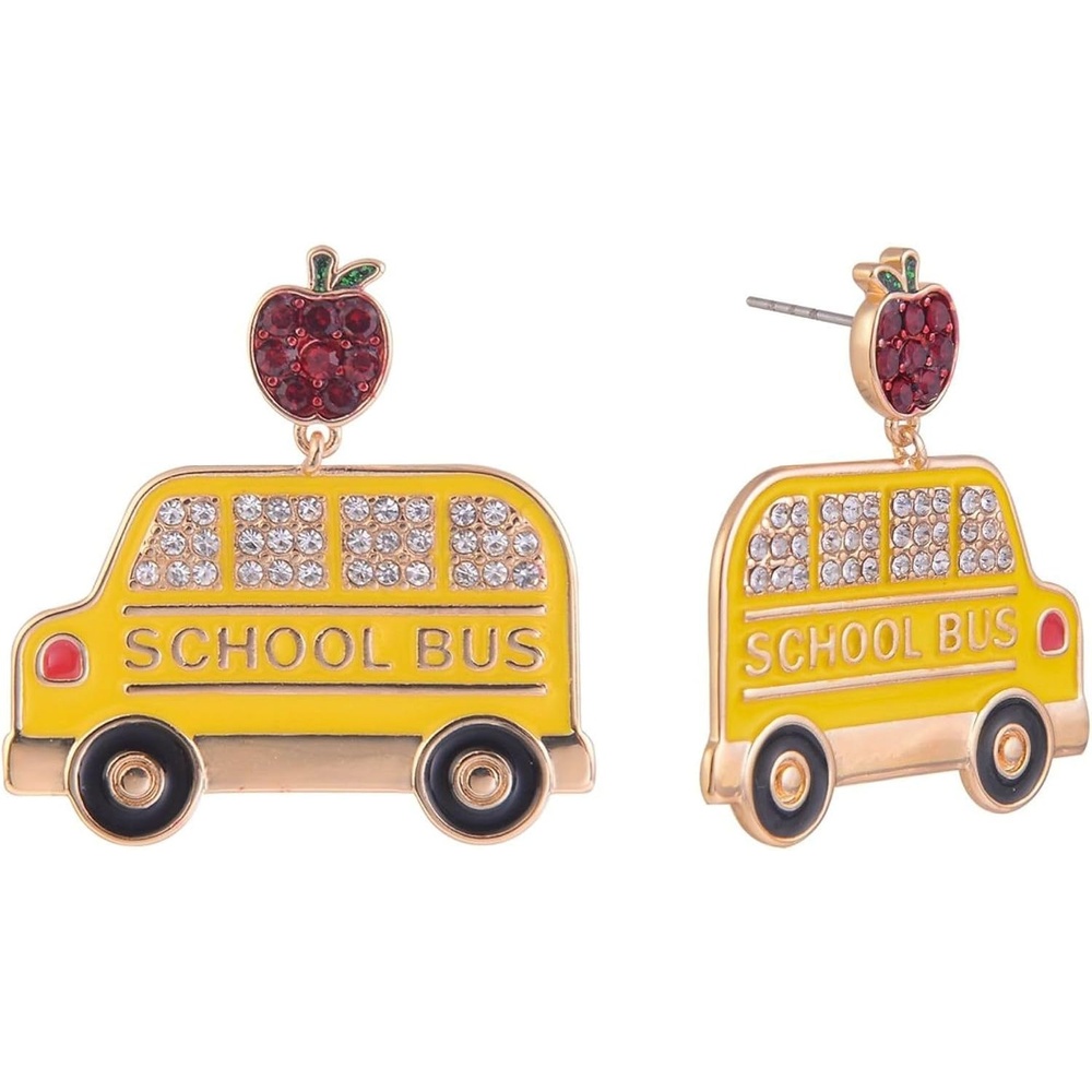 image:imageHallmark Yellow School Bus Earrings