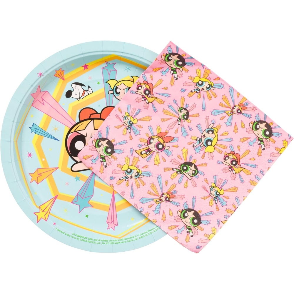 image:imageSilver Buffalo Rainbow Brite Spread Happiness Wherever You Go Guest Napkins 32 CountPowerpuff Girls 32 Pack