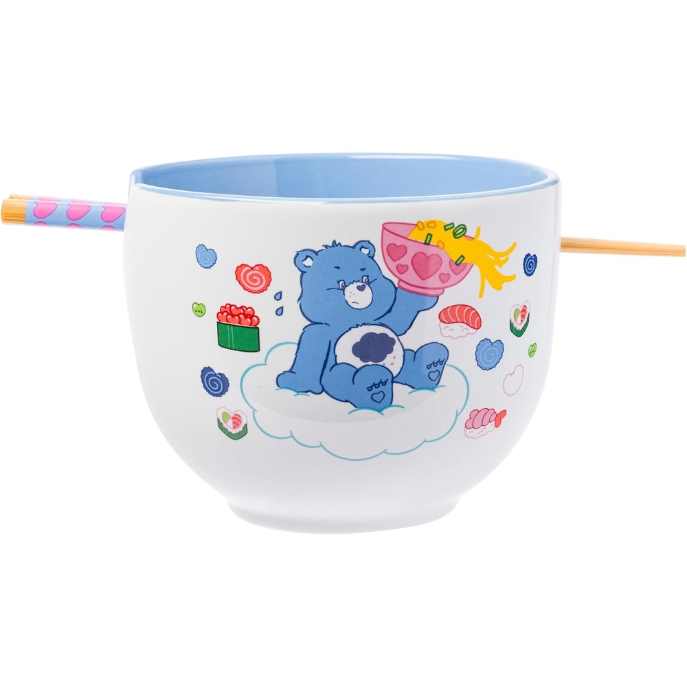 image:imageSilver Buffalo Rainbow Brite and Twink Ceramic Ramen Bowl with Chopsticks and Spoon 20 OuncesCare Bears Ramen and Sushi